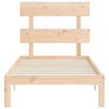 vidaXL Bed Frame without Mattress Single Solid Wood Pine