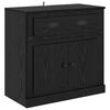 vidaXL Sideboards 2 pcs Black Oak 70 x 35.5 x 67.5 cm Engineered Wood