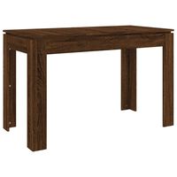 vidaXL Dining Table Brown Oak 120x60x76 cm Engineered Wood