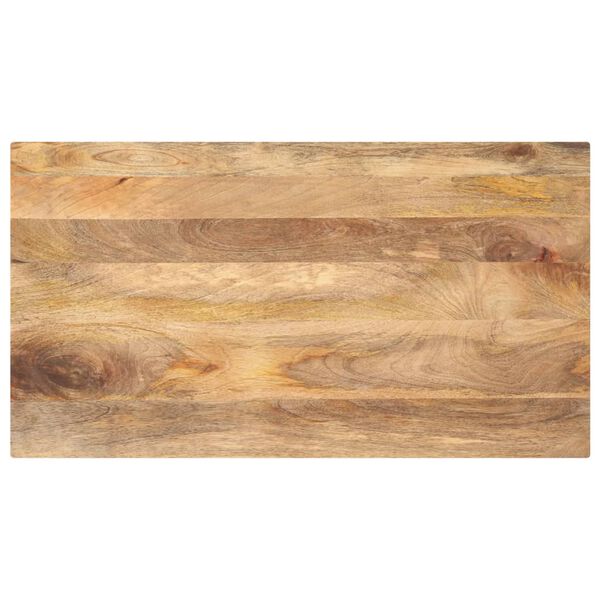 vidaXL Table Top 120x60x2.5 cm Rectangular Solid Wood Mango