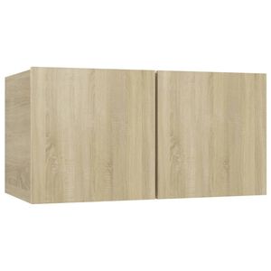 vidaXL Hanging TV Cabinet Sonoma Oak 60x30x30 cm