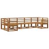 vidaXL Outdoor Sofa Set 7 pcs Natural Solid Acacia Wood