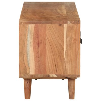 vidaXL TV Cabinet 115x30x39 cm Solid Acacia Wood