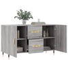 vidaXL Sideboard Grey Sonoma 100x36x60 cm Engineered Wood