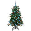vidaXL Artificial Christmas Tree with 150 LEDs with Stand Green 150 cm
