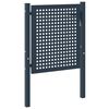 vidaXL Fence Gate Anthracite 102x100 cm Steel