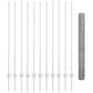 vidaXL Welded Wire Fence 25 x 1.4 m (W x H) Hot-Dip Galvanised Steel