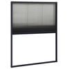 vidaXL Window Screen | Anthracite, Black | Aluminium, Fibreglass | 60 x 80 cm