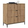 vidaXL Sideboard Artisan oak 79.5 x 33 x 82 cm Engineered wood