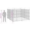 vidaXL Outdoor Dog Kennel 300x300x185 cm