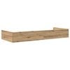 vidaXL Bed Frame with Drawer Artisan Oak 90 x 200 cm Engineered Wood