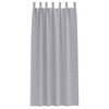 vidaXL Blackout Curtains with Rings 2 pcs Metal Grey 260 x 140 cm