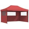 vidaXL Party Tent 292 x 440 x 315 cm Burgundy Oxford Fabric
