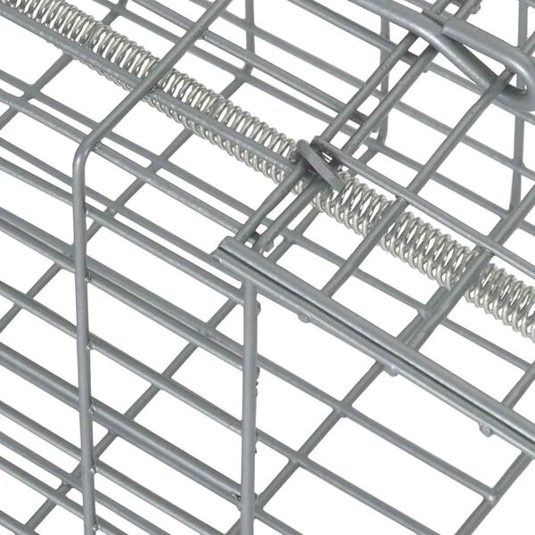 vidaXL Animal Trap Anthracite 31 x 13 x 12cm Steel