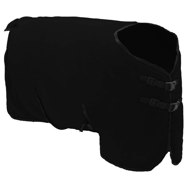 vidaXL Horse Blanket Black 75 cm Polyester