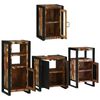 vidaXL Bathroom Furniture Set 4 pcs Multicolour Solid Reclaimed Wood