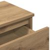 vidaXL Bedside Cabinet Artisan Oak 40x30x39 cm Engineered Wood