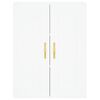 vidaXL Wall Mounted Cabinets 2 pcs White Engineered Wood
