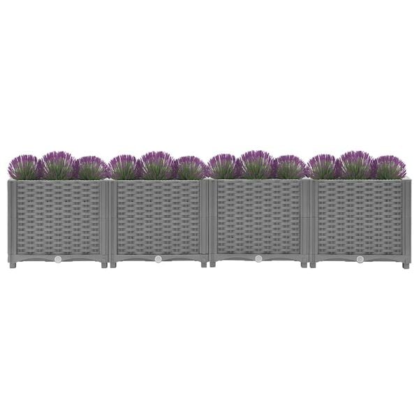 vidaXL Raised Bed 160x40x38 cm Polypropylene