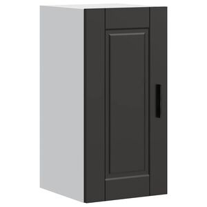 vidaXL Kitchen Wall Cabinet&nbsp;Porto Black Engineered Wood