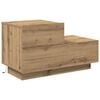 vidaXL Bedside Cabinet Artisan Oak 70 x 36 x 40.5 cm Engineered Wood