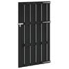 vidaXL Garden Gate 100 x 180 cm WPC and Aluminium Black