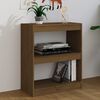 vidaXL Book Cabinet/Room Divider Honey Brown 60x30x71.5 cm Wood Pine