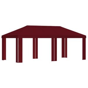 vidaXL Gazebo Cover 6 x 3 m Burgundy Polyester 190 gsm