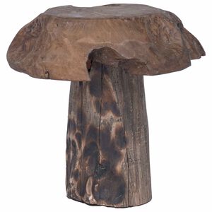 vidaXL Stool Natural 35 x 35 x 35 cm Solid Teak Wood