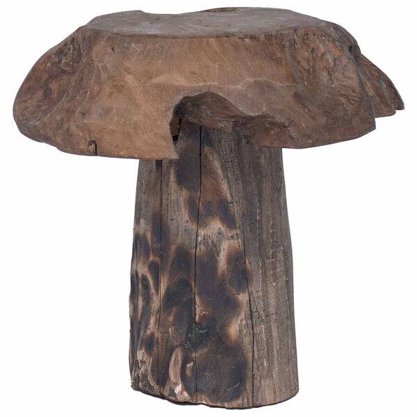 vidaXL Stool Natural 35 x 35 x 35 cm Solid Teak Wood