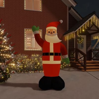 vidaXL Christmas Inflatable Santa Claus with LEDs 370 cm