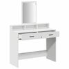 vidaXL Dressing Table White 100 x 41 x 140 cm Engineered Wood