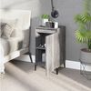 vidaXL Bedside Cabinet Grey Sonoma 40x35x70 cm Engineered Wood