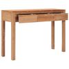 vidaXL Console Table 110x35x75 cm Solid Teak Wood