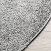 vidaXL Shaggy Rug PAMPLONA High Pile Modern Grey &Oslash; 240 cm