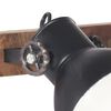 vidaXL Industrial Wall Lamp Black 45x25 cm E27