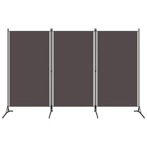 vidaXL 3-Panel Room Divider Anthracite 260x180 cm Fabric