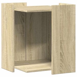 vidaXL Cat Litter Box Enclosure Sonoma Oak 42 x 42 x 51 cm
