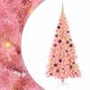 vidaXL Christmas Tree Pink 180 cm PVC