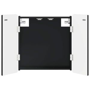 vidaXL Dartboard Cabinet ZWOLLE Black 52.5 x 10.5 x 57.5 cm