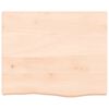 vidaXL Bathroom Countertop 60x60x(2-6) cm Untreated Solid Wood