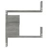 vidaXL Wall Corner Shelf Grey Sonoma 40x40x50 cm Engineered Wood