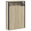 vidaXL Bathroom Mirror Cabinet Sonoma Oak 42x12x60 cm Engineered Wood