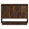 vidaXL Sideboard Smoked Oak 97x31x75 cm Engineered Wood