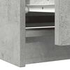 vidaXL TV Cabinet Concrete Grey 100x35x54 cm Engineered Wood