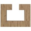 vidaXL TV Cabinet Set Wall-mounted 6 pcs Artisan oak 80 x 30 x 30 cm