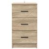 vidaXL Bedside Cabinet Sonoma oak 38 x 38 x 66 cm Engineered wood