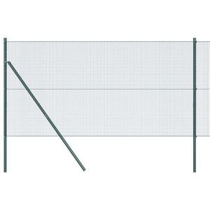 vidaXL Ground Fix Welded Wire Fence 25 x 1.4 m (W x H)