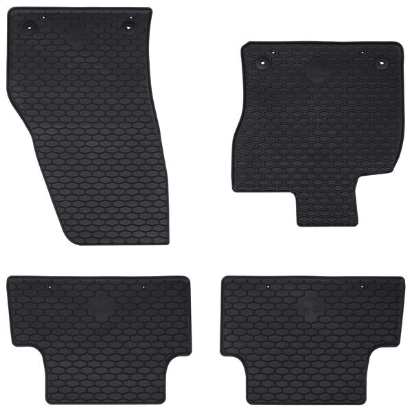 vidaXL Car Mat 4 pcs Black suitable for T-ROC Cabrio 2019- Rubber