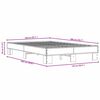 vidaXL Bed Frame without Mattress Sonoma Oak 140x200 cm